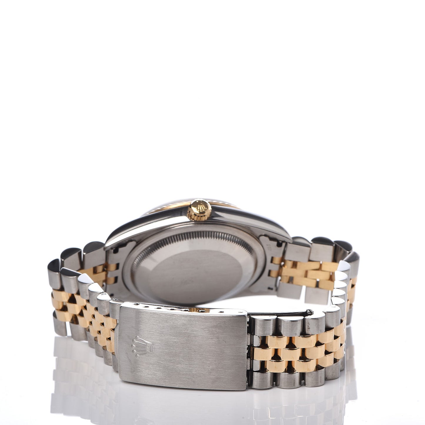 Stainless Steel 18K Yellow Gold 36mm Oyster Perpetual Datejust Watch Black Tapestry 16233