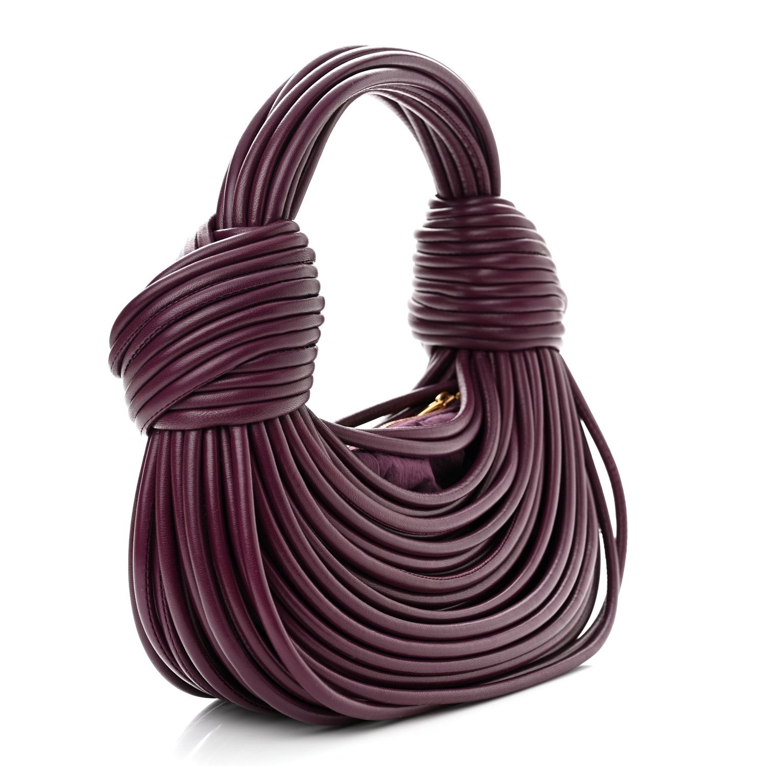 Bottega Veneta Nappa Mini Tubular Double Knot Mystic 3 of 8