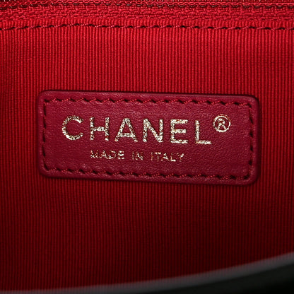 Chanel Lambskin Quilted Chanel Square Flap Black 8 of 10