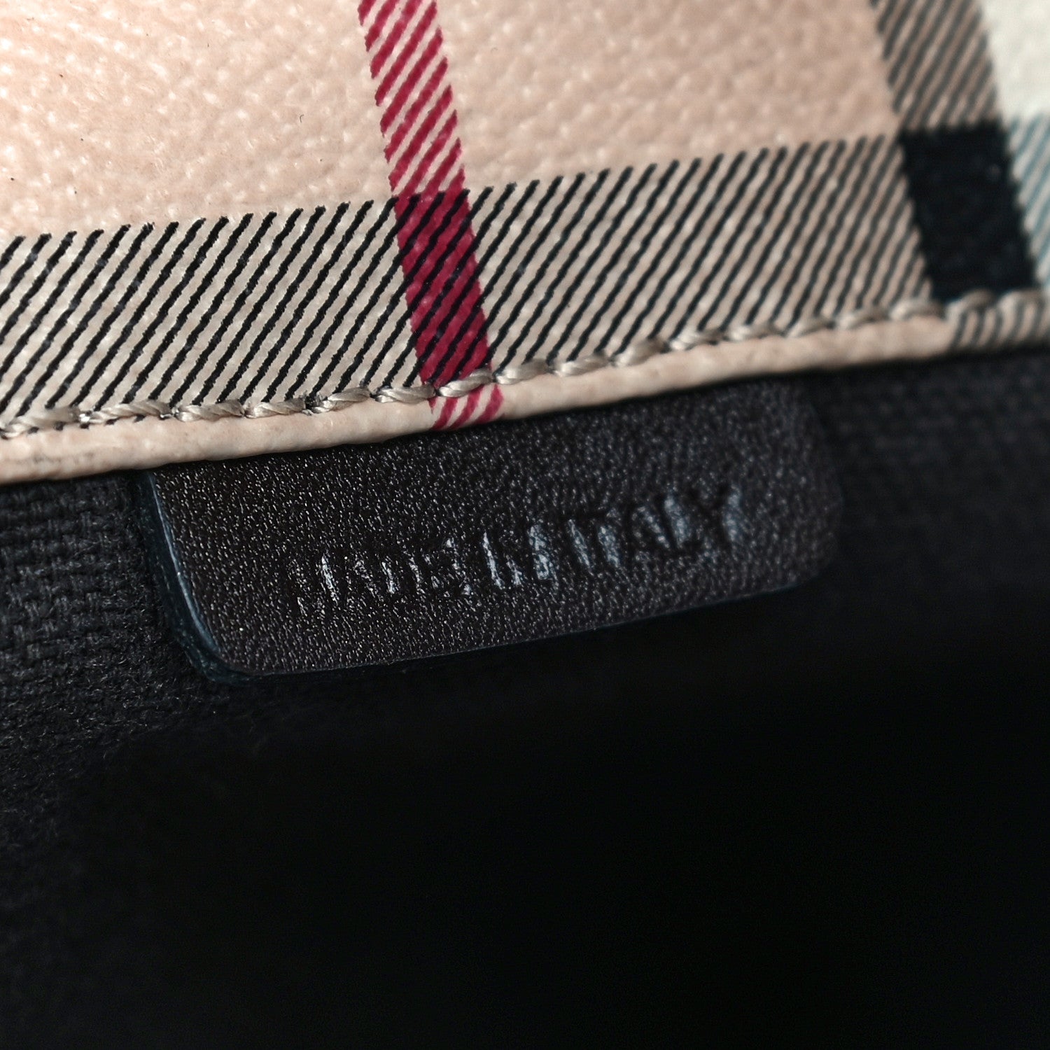 Burberry Haymarket Check Small Canterbury Tote Chocolate 7 of 14