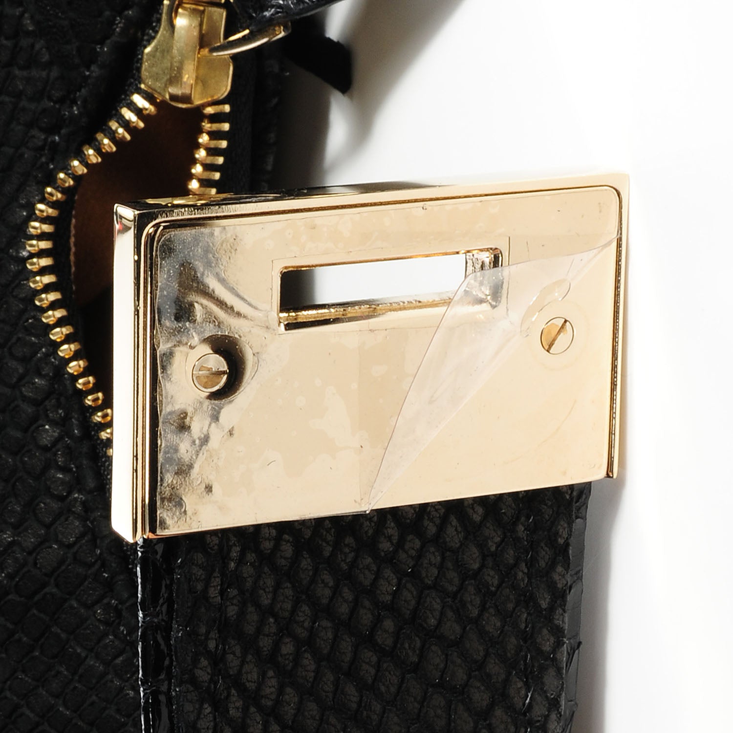 Jimmy Choo Elaphe Snakeskin Roxie Hobo Black 8 of 9
