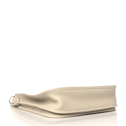 Hermes Taurillon Clemence Evelyne III PM Craie 4 of 11