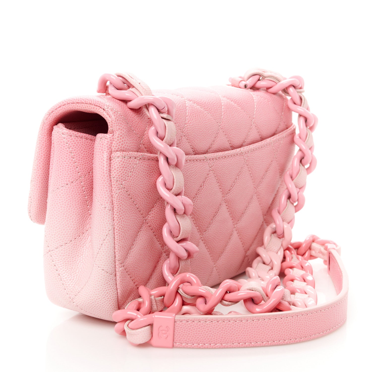 Chanel Shaded Caviar Quilted My Everything Small Flap Pink Light Pink 3 of 10