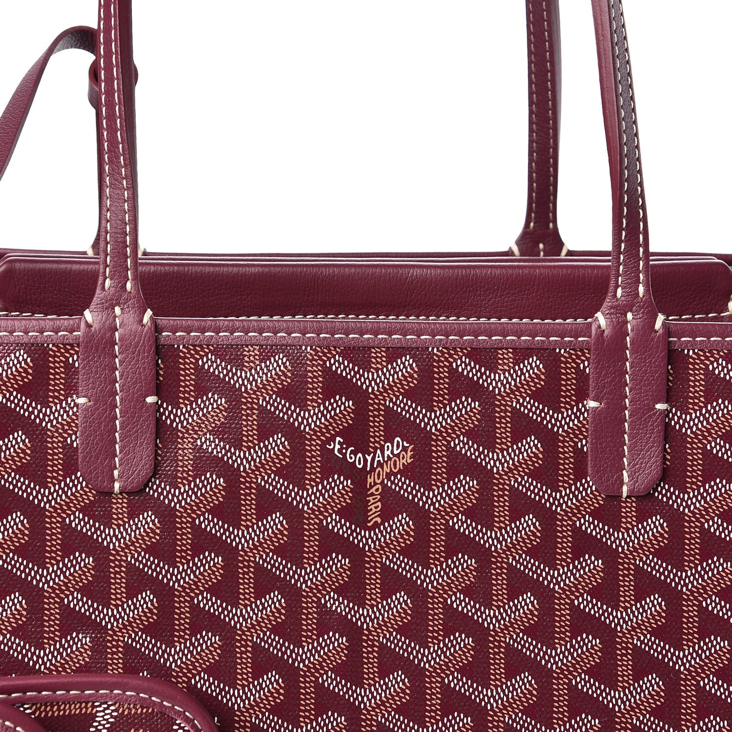 Goyardine Isabelle Tote Burgundy