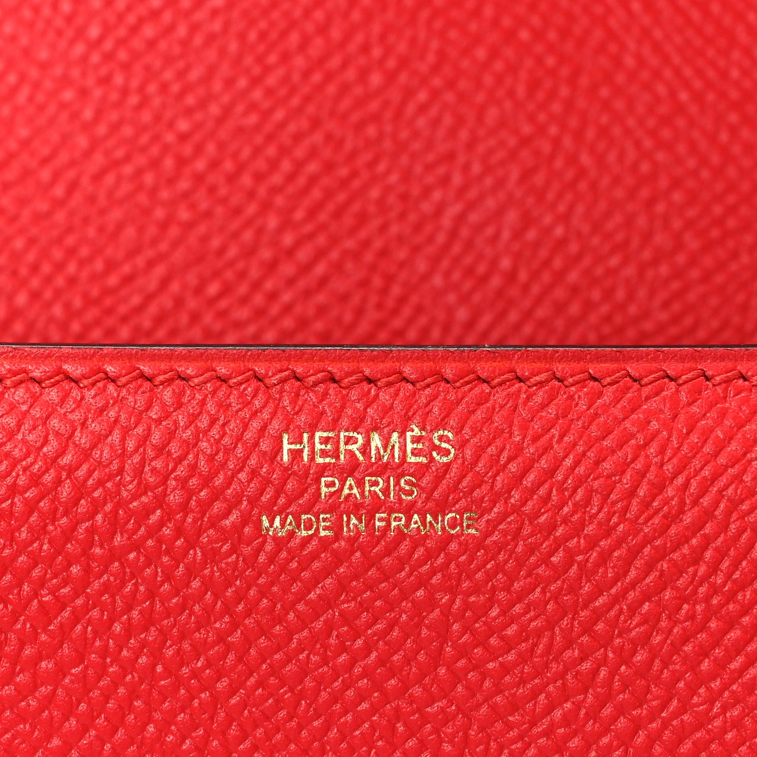 Hermes Epsom Cherche Midi Clutch Rouge Tomate 6 of 9