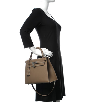 Hermes Epsom Kelly Sellier 28 Etoupe 2 of 39