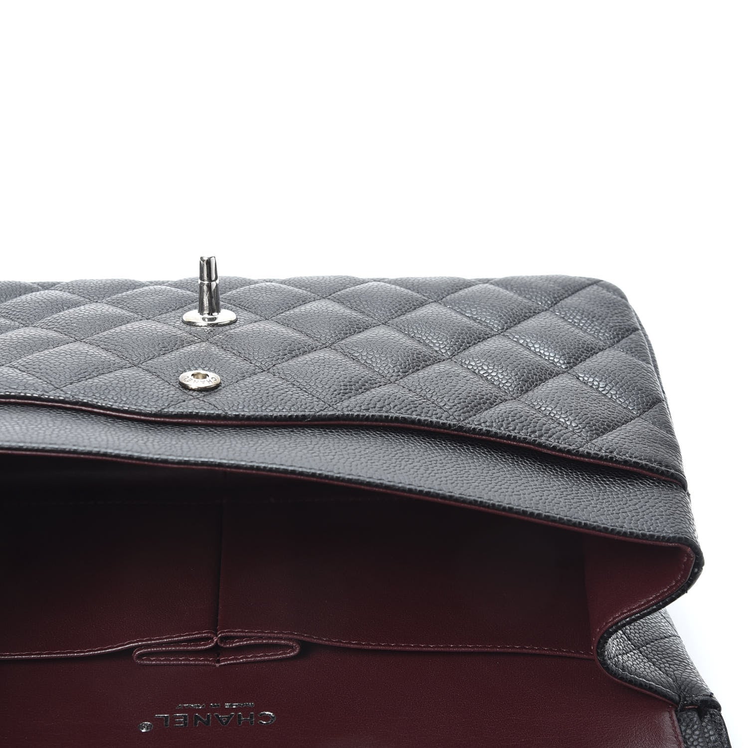Chanel Caviar Quilted Jumbo Double Flap Black 4 of 9
