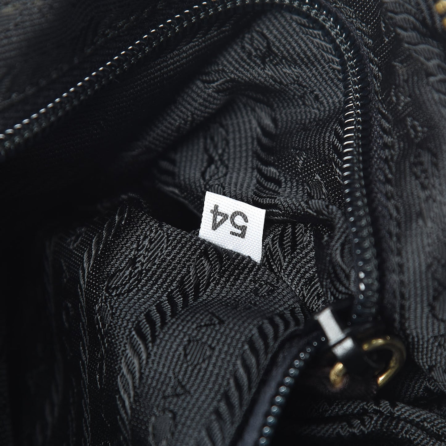 Nylon Tessuto Impuntu Quilted Shoulder Bag Black