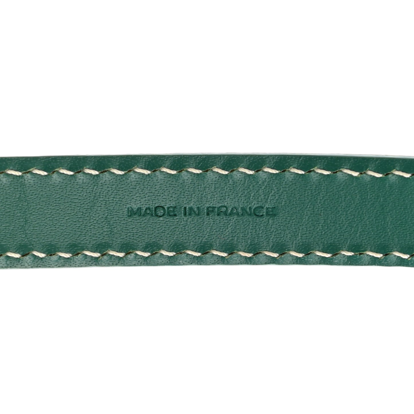 Calfskin Adjustable Shoulder Strap Green