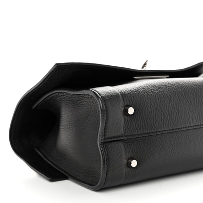 Givenchy Grained Calfskin Mini Shark Lock Satchel Black 8 of 9