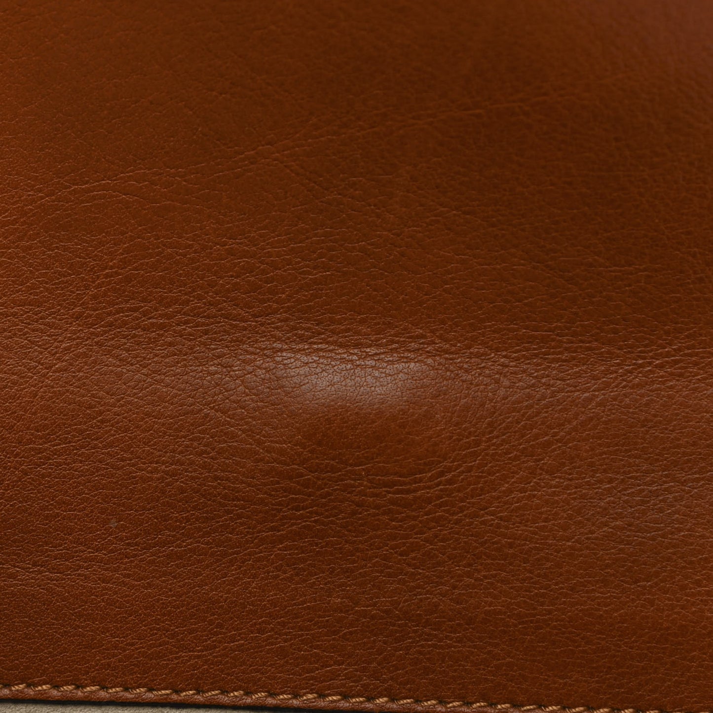 Calfskin Suede Medium Nile Bracelet Bag Caramel