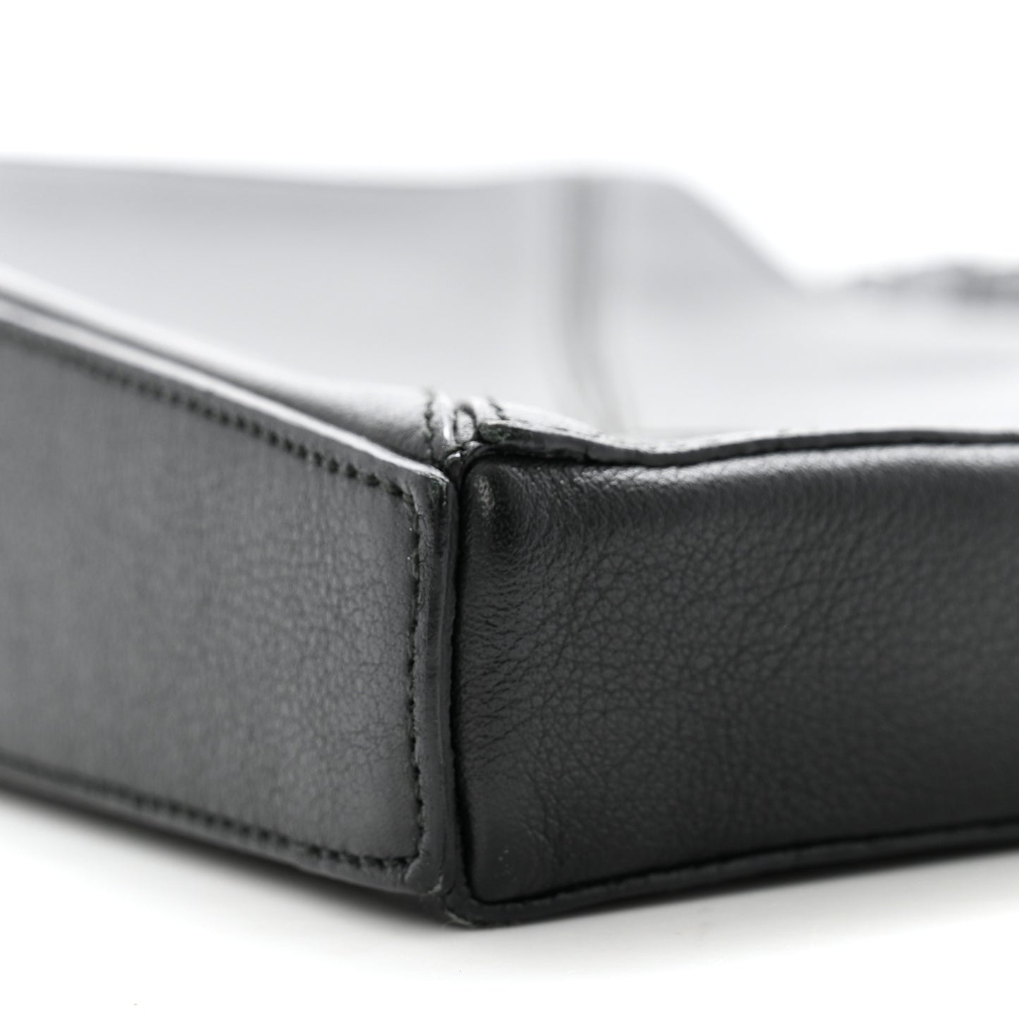 Calfskin Puzzle Pouch Black