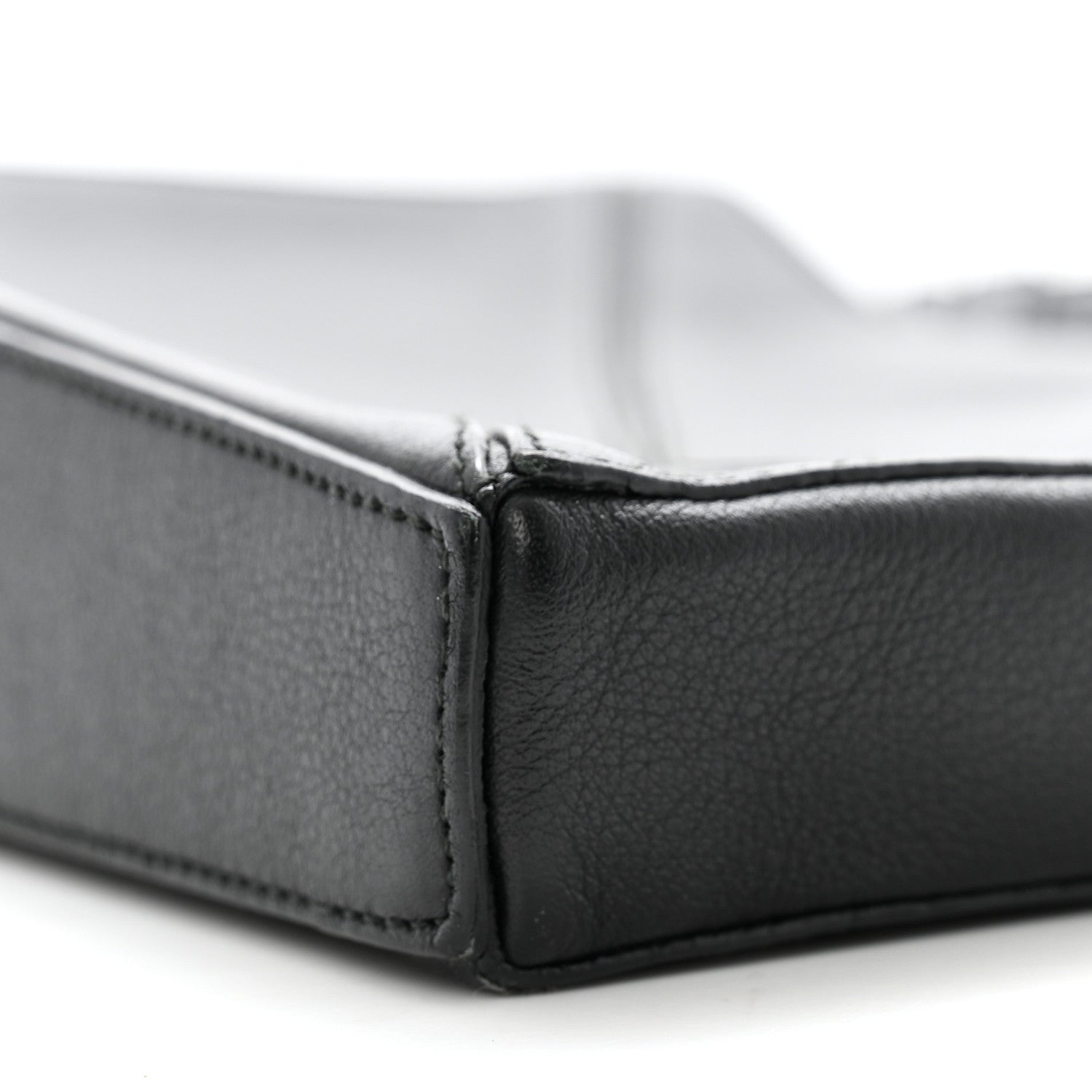 Loewe Calfskin Puzzle Pouch Black 9 of 11