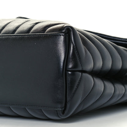 Saint Laurent Calfskin Y Quilted Monogram Medium Loulou Chain Satchel Black 11 of 11