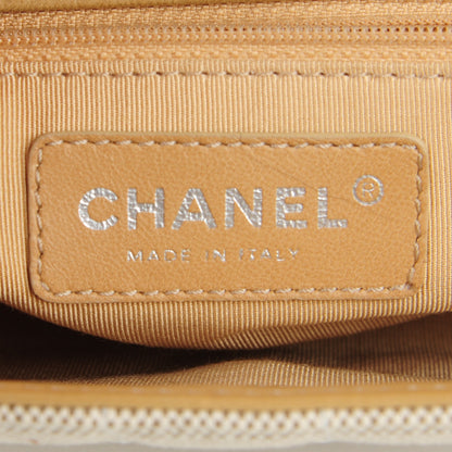 Chanel Canvas Camellia N°5 Flap Beige 6 of 7