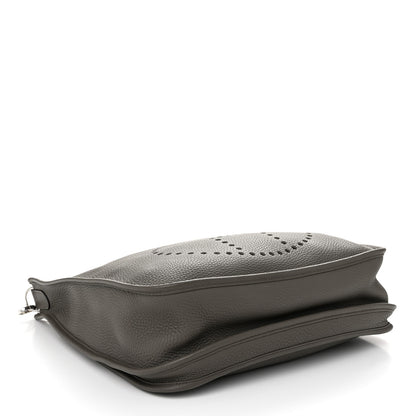 Hermes Taurillon Clemence Evelyne III GM Etain 4 of 10