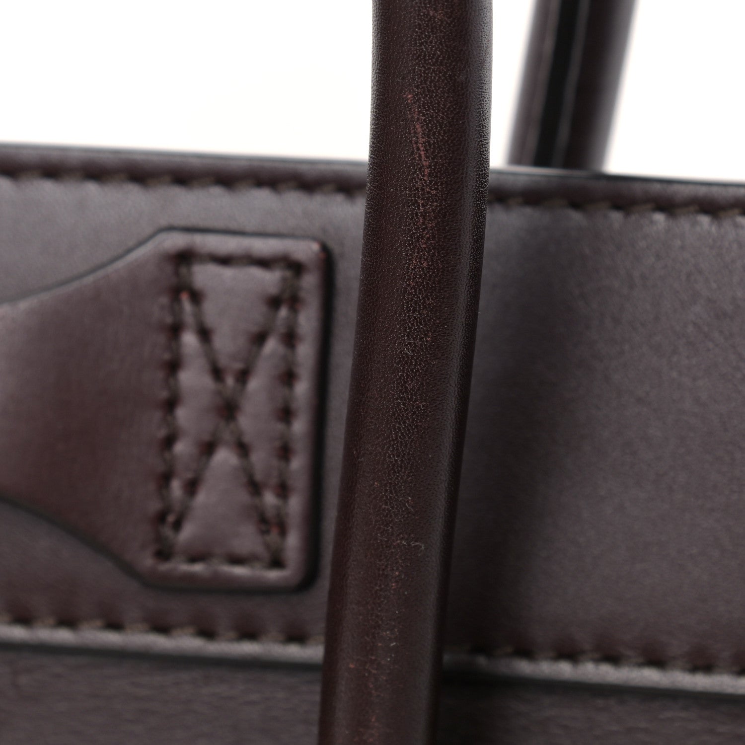 Celine Smooth Calfskin Suede Micro Tri-Color Luggage Beige 17 of 18
