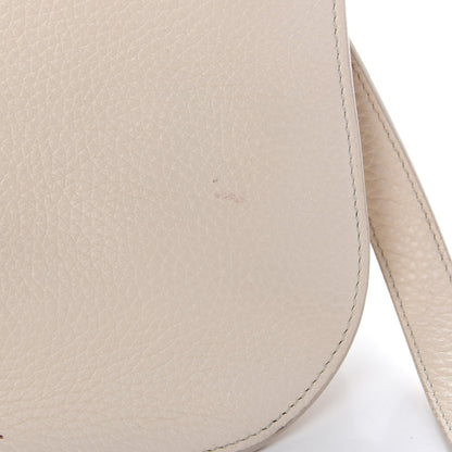 Tom Ford Grained Calfskin Large T Clasp Tara Crossbody Bag White 8 of 10