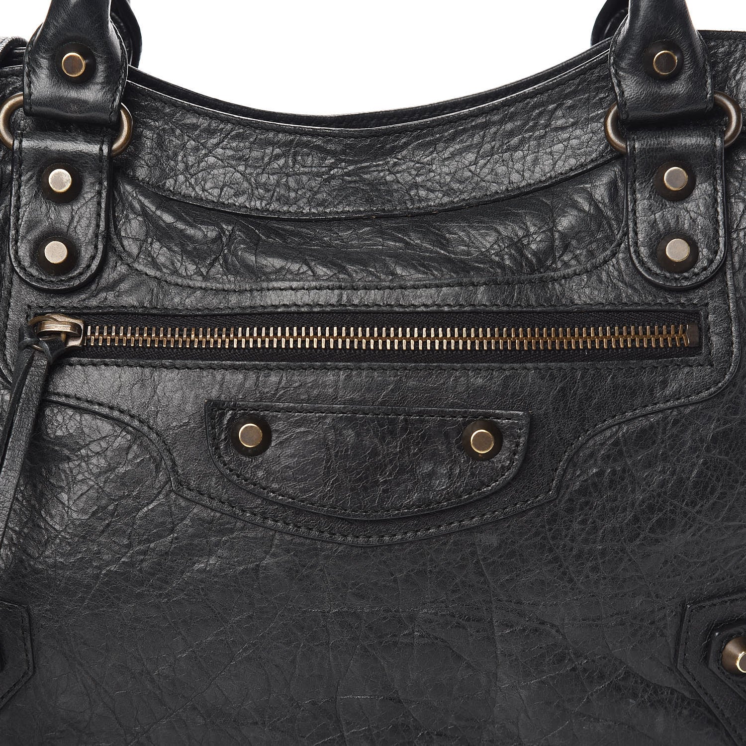 Balenciaga Agneau Classic Hardware Town Black 10 of 10