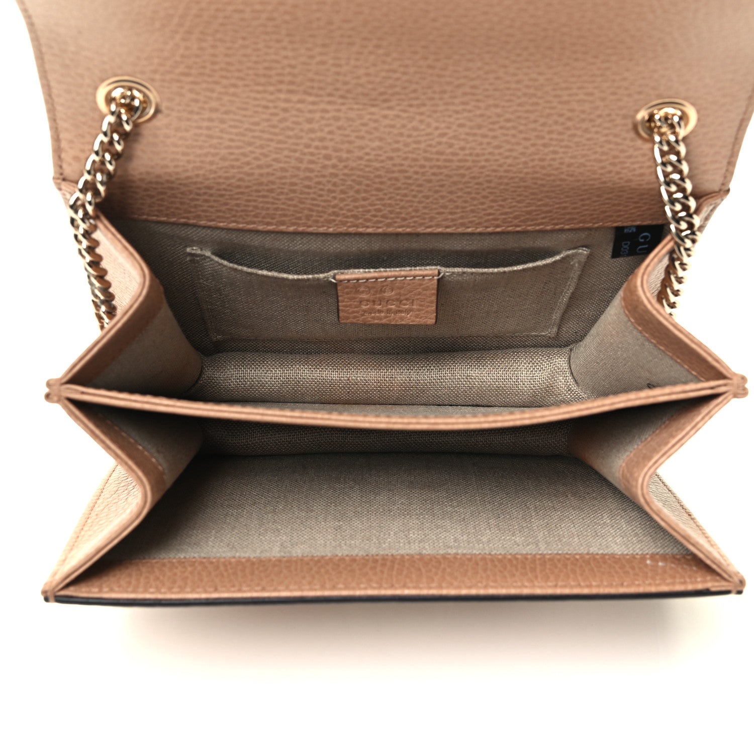 Gucci Dollar Calfskin Small Interlocking G Shoulder Bag Camelia 4 of 5