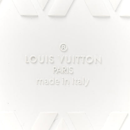 Louis Vuitton Calfskin Denim Monogram Mens Tattoo Sneaker Boots 11 White Blue 8 of 12