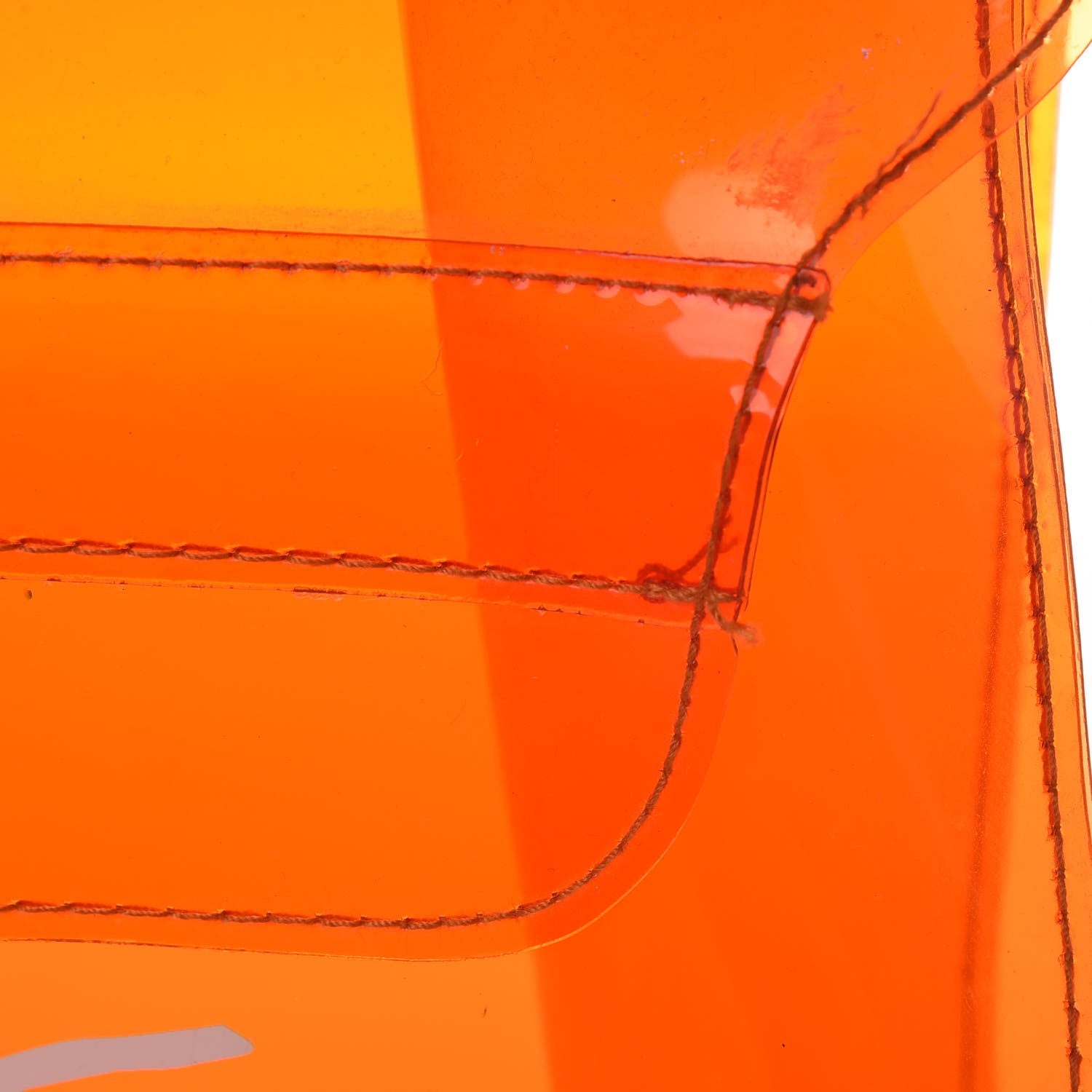 Hermes Vinyl Souvenir De L'Exposition Kelly Orange 8 of 8