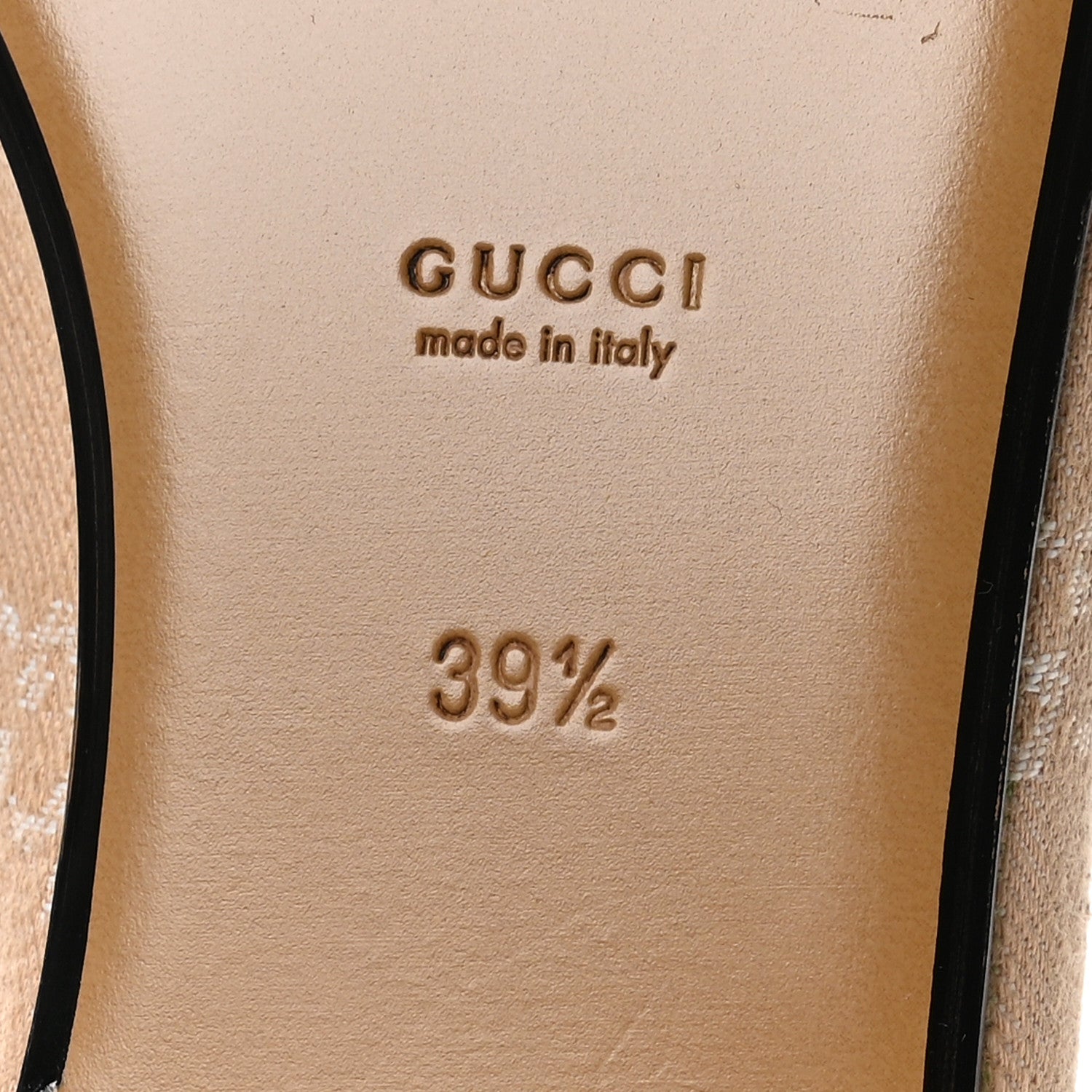 Gucci Summer Denim GG Malaga Kid Womens Princetown Slippers 39.5 Souffle Rose 7 of 9