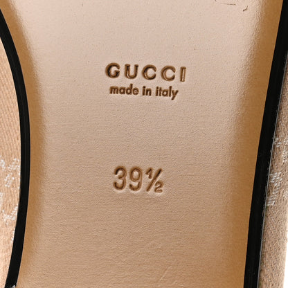 Gucci Summer Denim GG Malaga Kid Womens Princetown Slippers 39.5 Souffle Rose 7 of 9