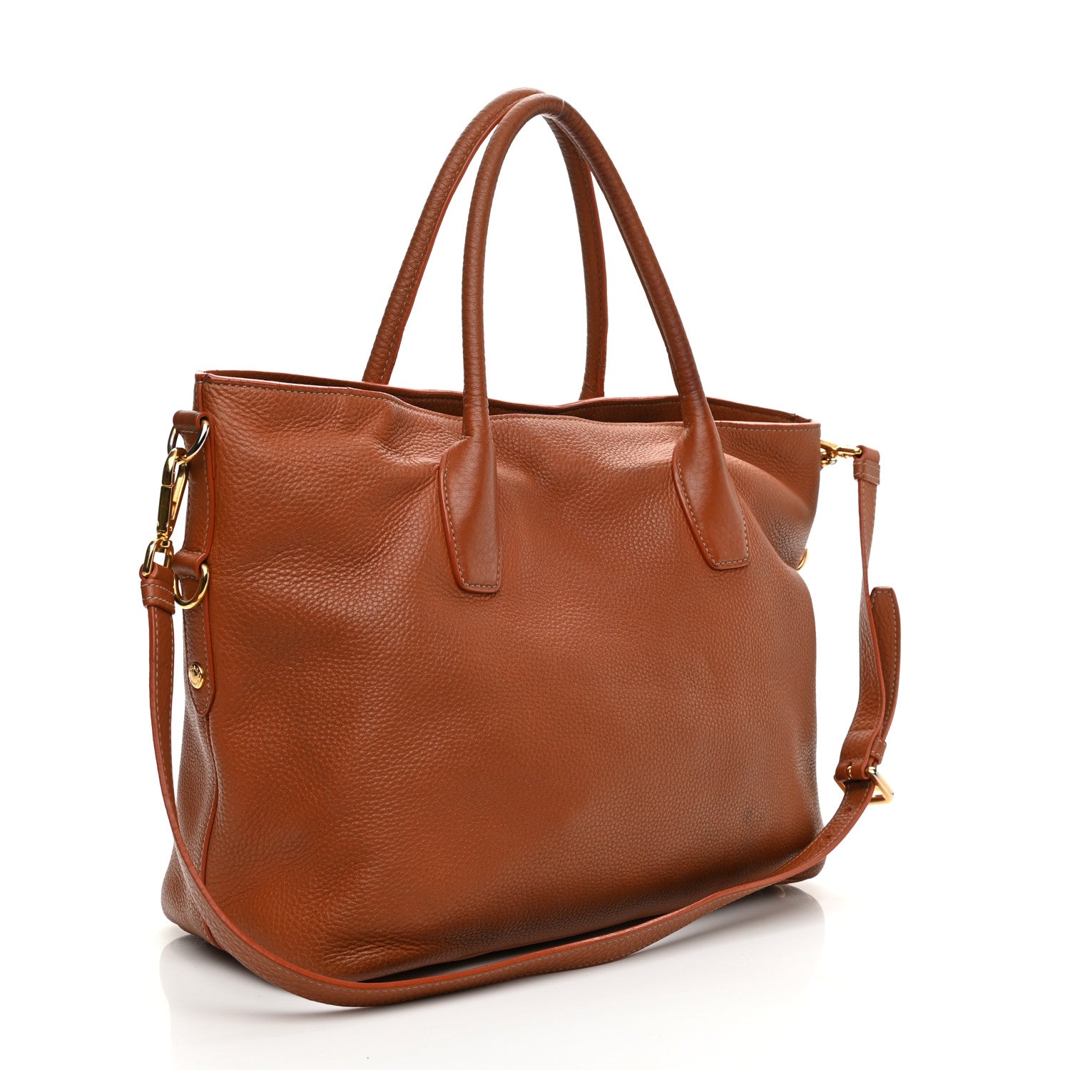 Prada Vitello Daino Tote Cannella 2 of 14
