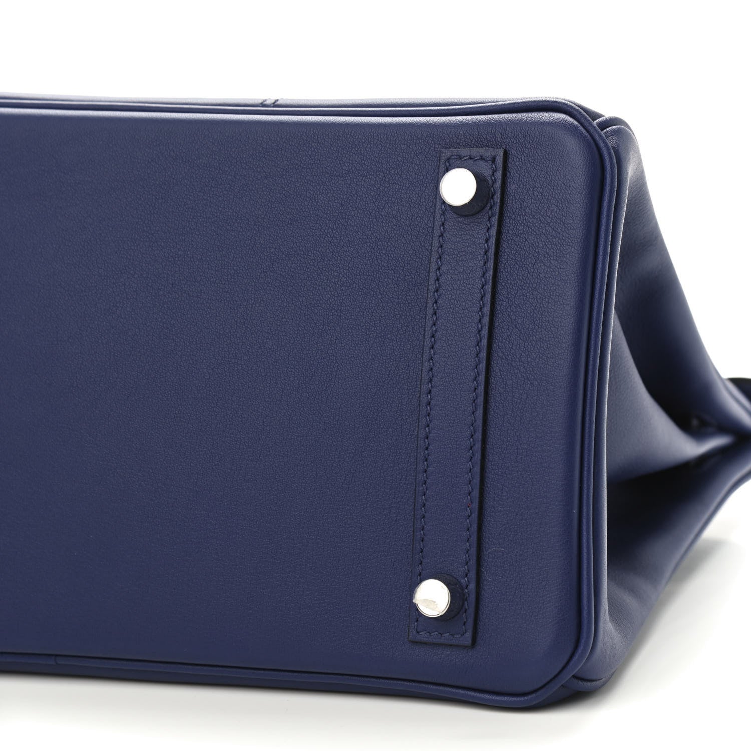 Hermes Swift Epsom Tressage Birkin 30 Bleu Encre Bleu Du Nord Gold 10 of 10