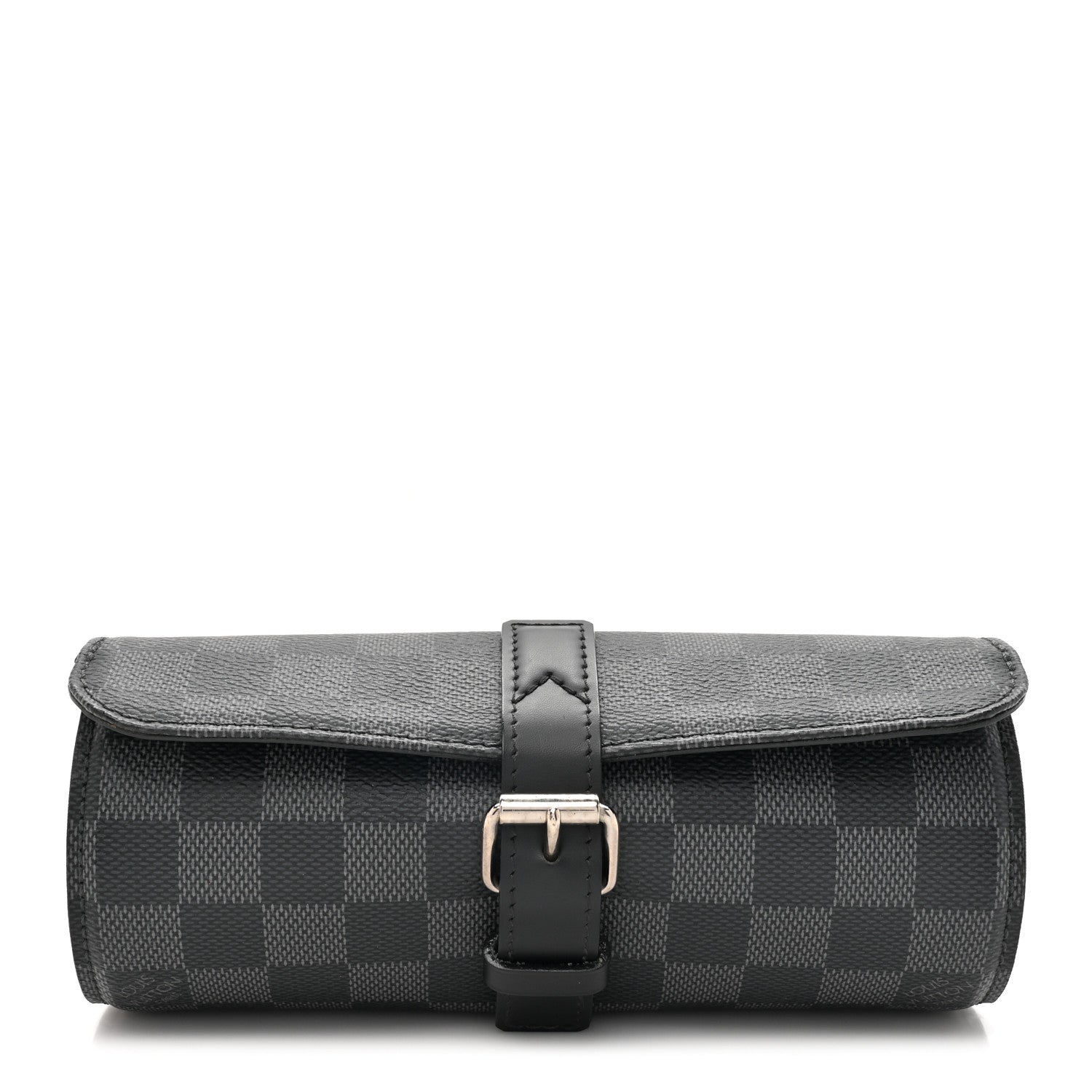 Louis Vuitton Damier Graphite 3 Watch Travel Case 1 of 9