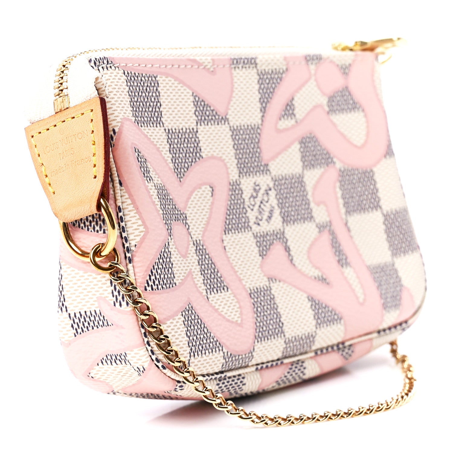 Louis Vuitton Damier Azur Tahitienne Mini Pochette Accessories 3 of 12
