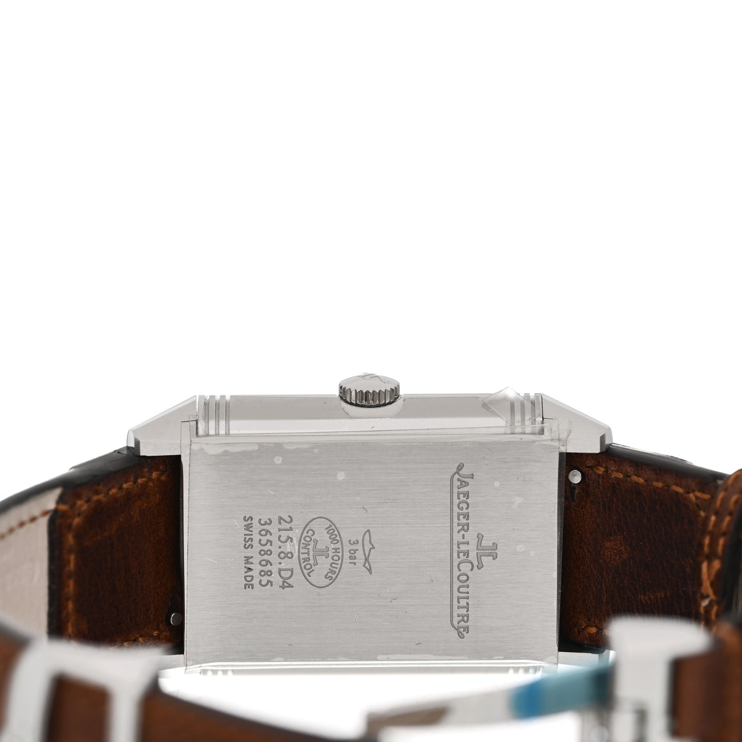 Stainless Steel Calfskin 28.3mm Reverso Manual Winding Watch Q3848422