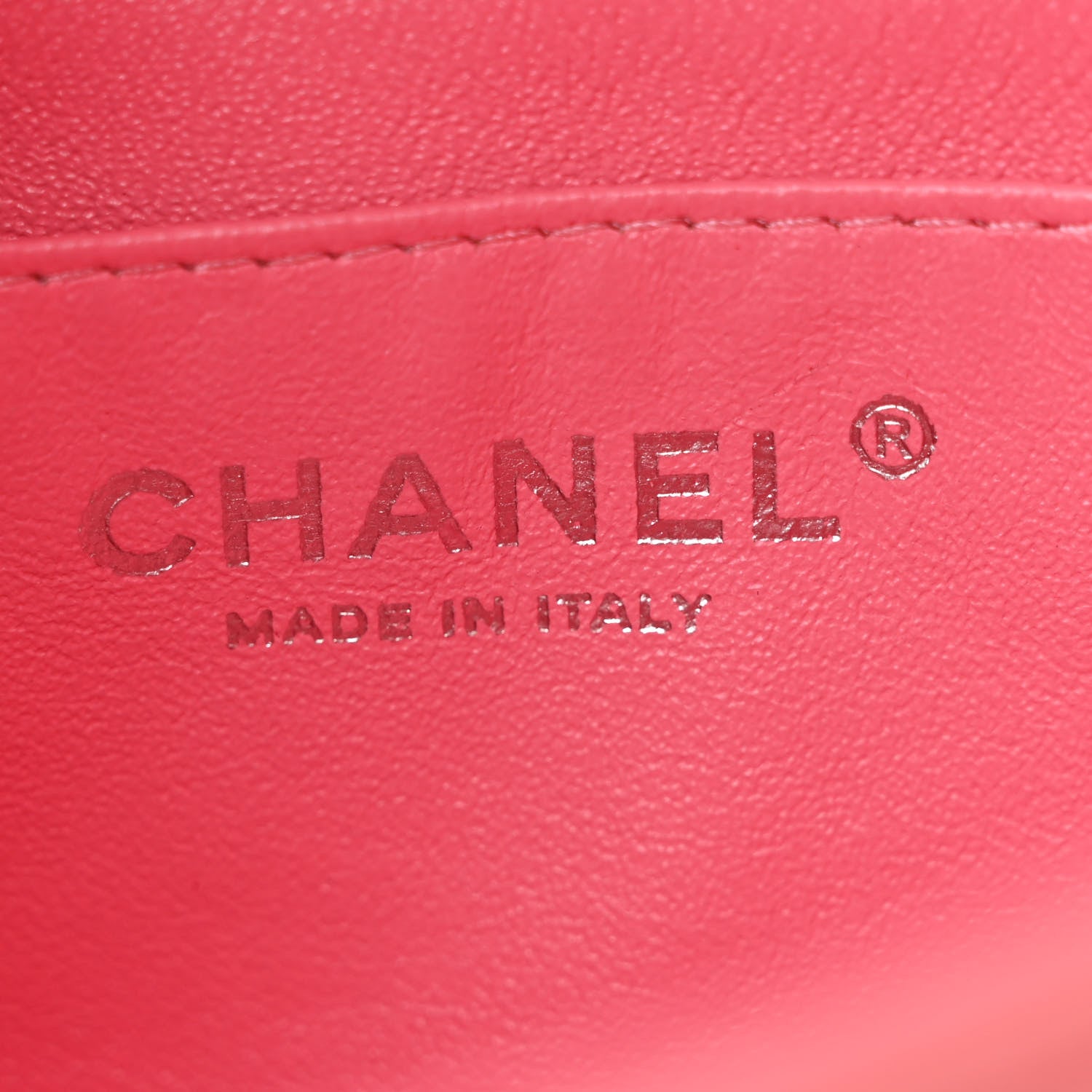 Chanel Patent Calfskin Quilted Mini Rectangular Flap Pink 6 of 11