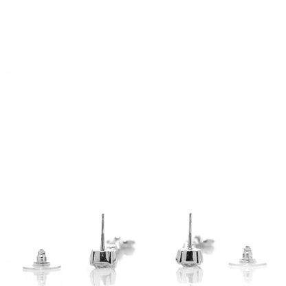 Chanel Crystal Starfall Drop Long CC Earrings Silver 3 of 4