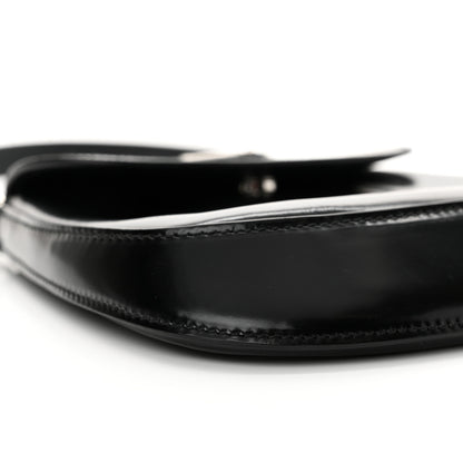 Prada Spazzolato Mini Cleo Flap Adjustable Strap Shoulder Bag Black 9 of 14
