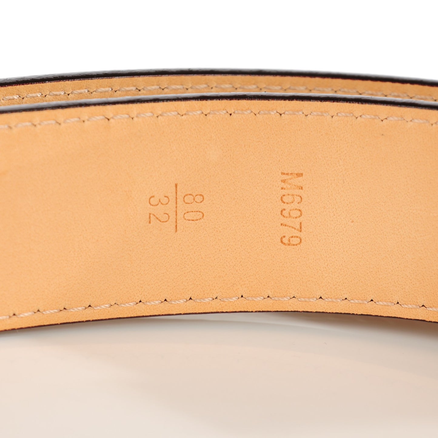 Vernis Ceinture 30mm Belt 80 32 Amarante