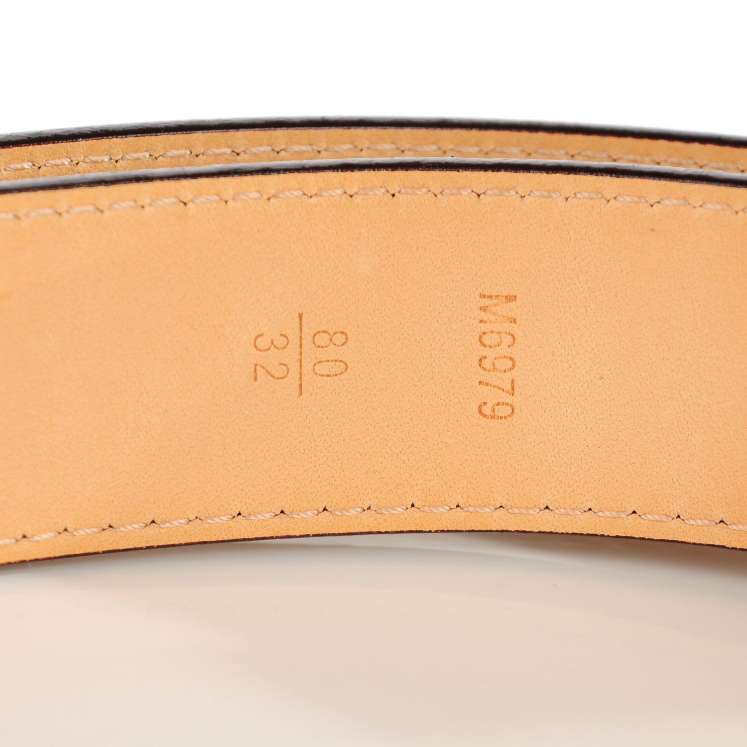 Louis Vuitton Vernis Ceinture 30mm Belt 80 32 Amarante 6 of 7