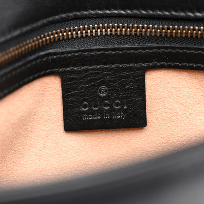 Gucci Calfskin Matelasse Small GG Marmont Shoulder Bag Black 6 of 10