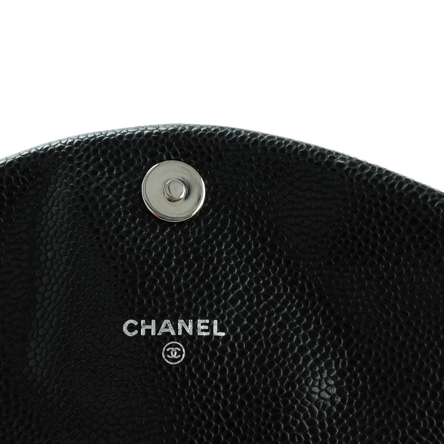 Chanel Caviar Half Moon Wallet On Chain WOC Black 6 of 7