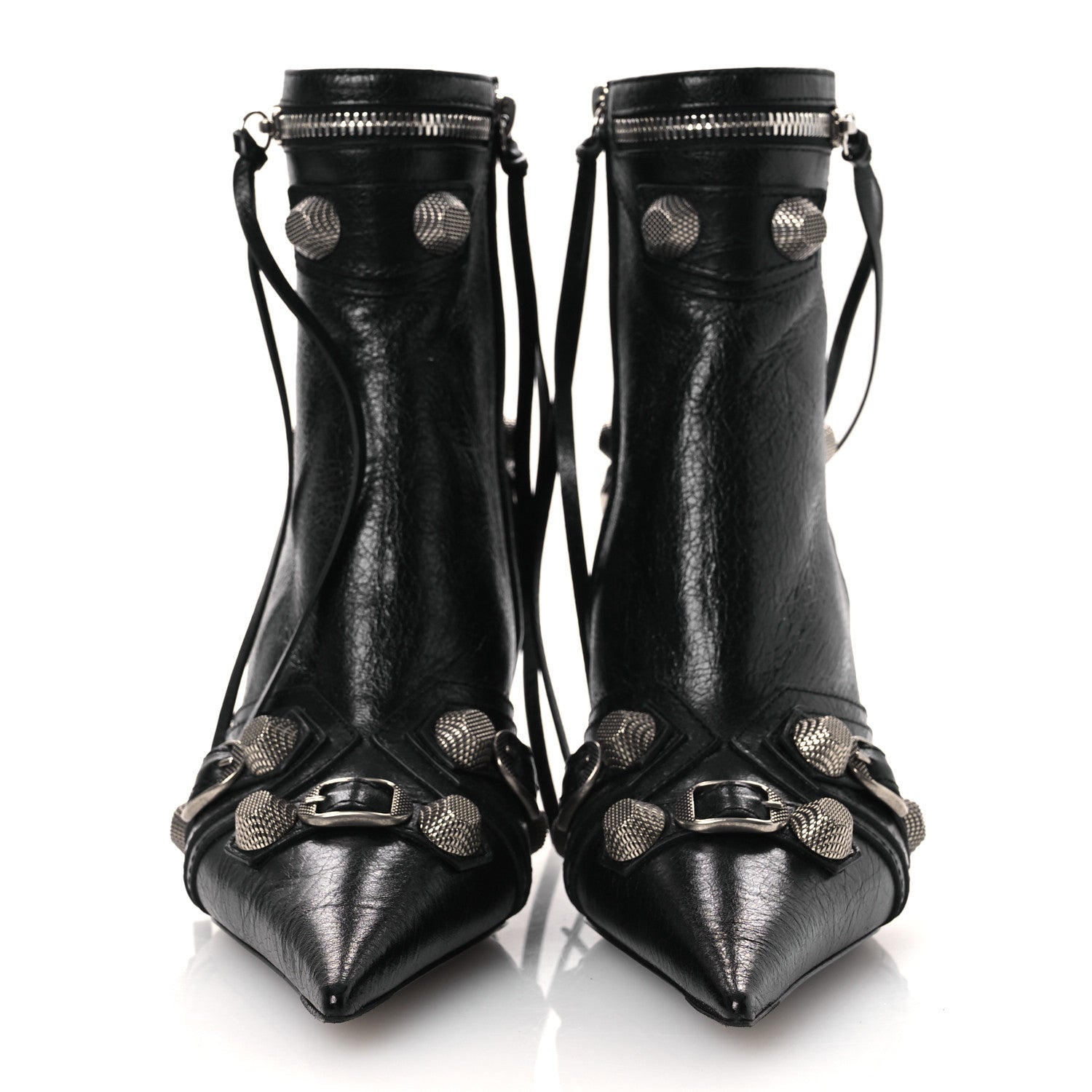 Balenciaga Agneau Arena Cagole 70mm Ankle Boots 36 Black 3 of 10