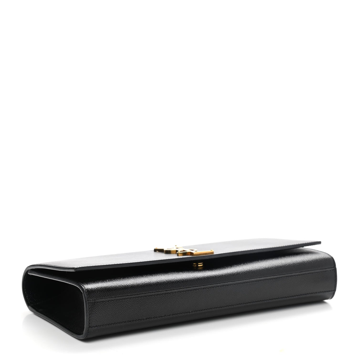 Saint Laurent Grain De Poudre Monogram Cassandre Clutch Black 3 of 8