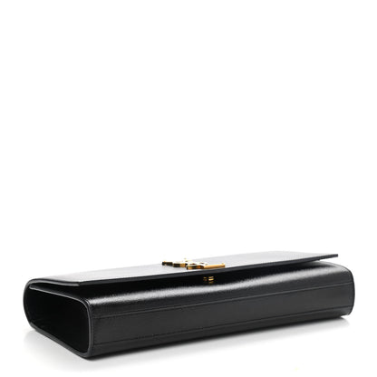 Saint Laurent Grain De Poudre Monogram Cassandre Clutch Black 3 of 8