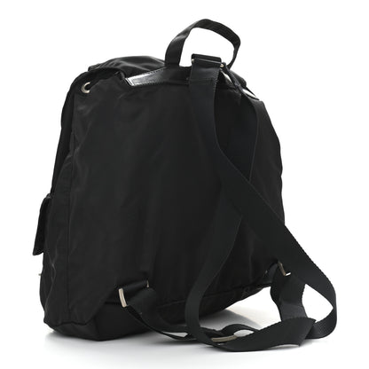 Prada Tessuto Nylon Saffiano Medium Backpack Black 3 of 9