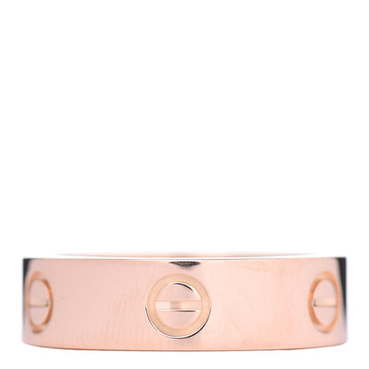 Cartier 18K Pink Gold 5.5mm LOVE Ring 58 8.25 3 of 4