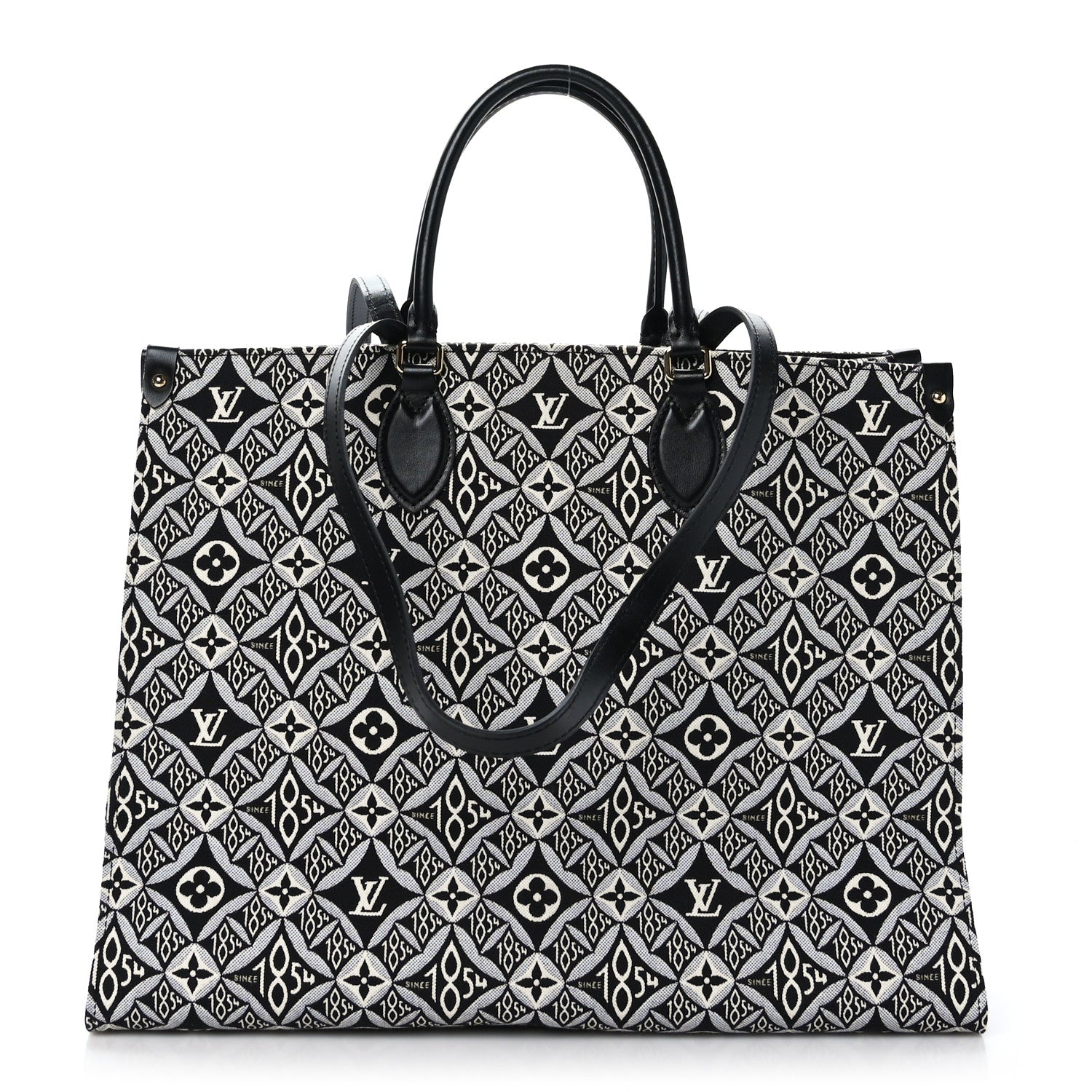 Louis Vuitton Jacquard Since 1854 Onthego GM Grey 1 of 8