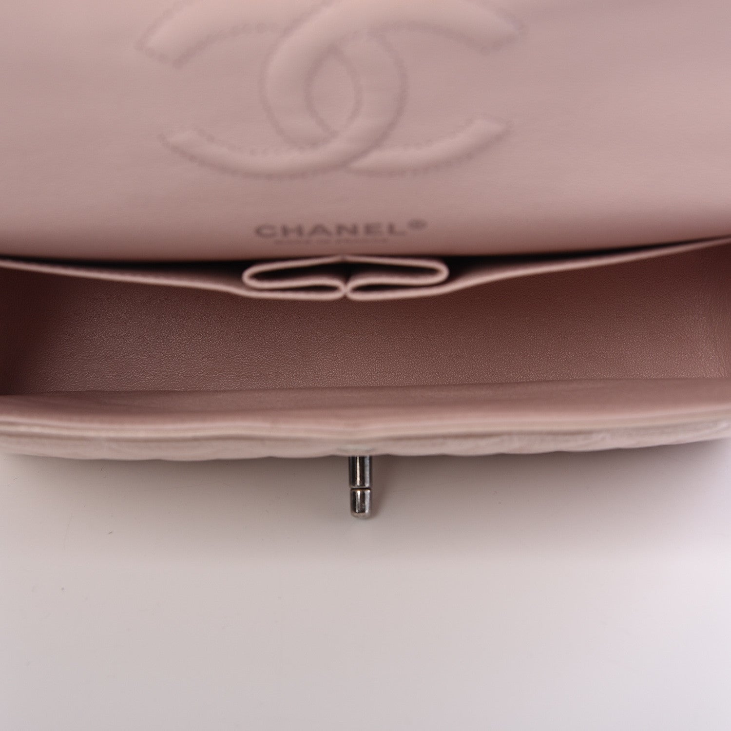 Chanel Caviar Quilted Medium Double Flap Pink 5 of 19