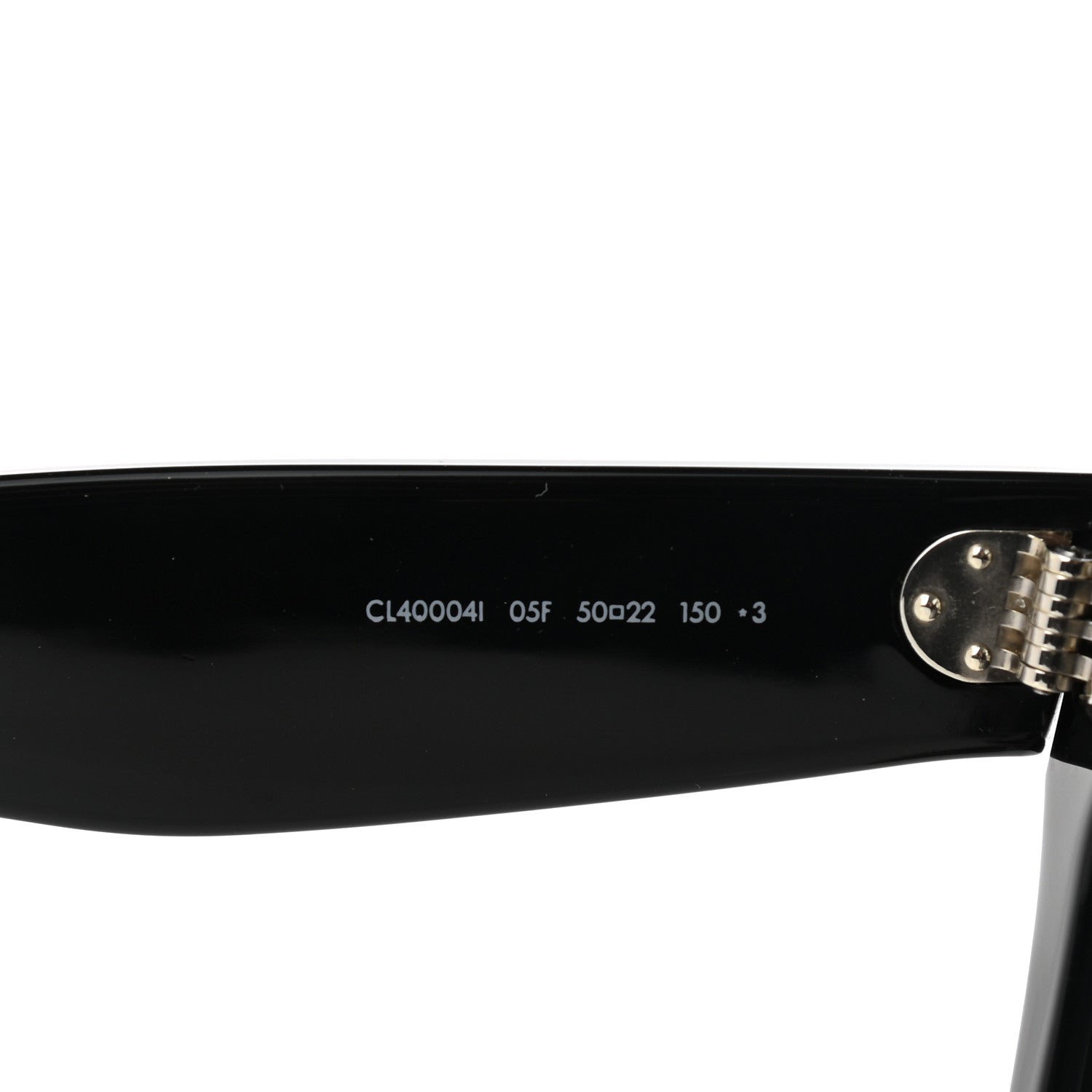 Celine Acetate Cat Eye Sunglasses CL40004I Havana Black 6 of 8