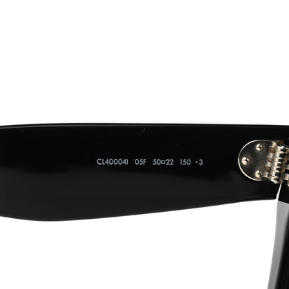 Celine Acetate Cat Eye Sunglasses CL40004I Havana Black 6 of 8