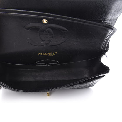 Chanel Caviar Quilted Medium Double Flap Black 5 of 12